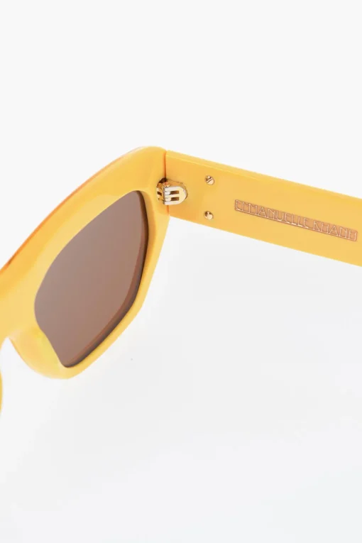 Occhiali Da Sole SILENCIO Oversized con Monogram in Rilievo>Emmanuelle Khanh Best