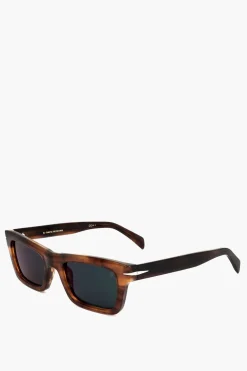 Sale Occhiali da Sole Tartarugati con Design Rettangolare Uomo Occhiali Da Sole