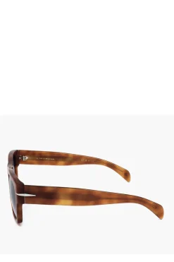 Online Occhiali da Sole Wayfarer con Design Tartarugato Uomo Occhiali Da Sole