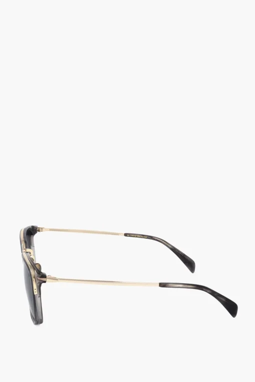 Sale Occhiali da Sole Wayfarer con Aste in Metallo Uomo Occhiali Da Sole