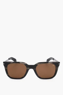 Fashion Occhiali da Sole Wayfarer con Motivo Marble Uomo Occhiali Da Sole