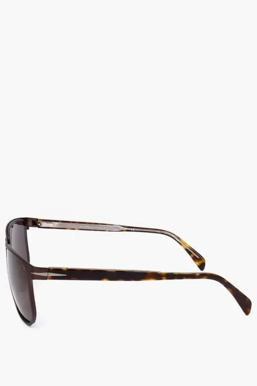 Occhiali da Sole Wayfarer con Montatura in Metallo>David Beckham Online