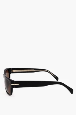 Occhiali da Sole Wayfarer con Lenti Aranciate></noscript>David Beckham Fashion