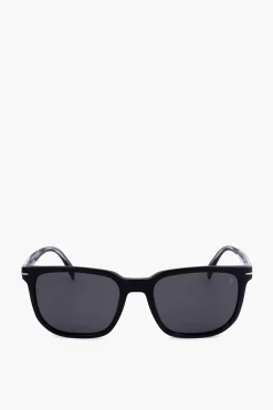 Outlet Occhiali da Sole Wayfarer con Lenti Scure Uomo Occhiali Da Sole