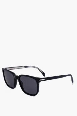 Outlet Occhiali da Sole Wayfarer con Lenti Scure Uomo Occhiali Da Sole