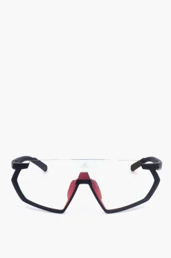 Clearance Occhiali Sport Trasparenti con Montatura a Constrasto Uomo Occhiali Da Sole