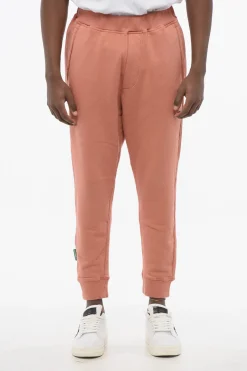 Outlet OLOP Joggers in Cotone Garzato con Polsini Uomo Pantaloni