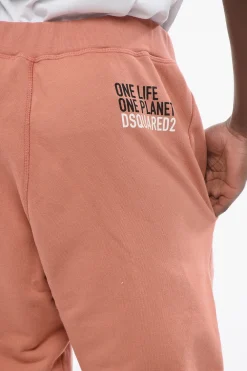 Outlet OLOP Joggers in Cotone Garzato con Polsini Uomo Pantaloni