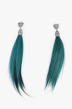 Orecchini in Misto Pelle>Dsquared2 Fashion