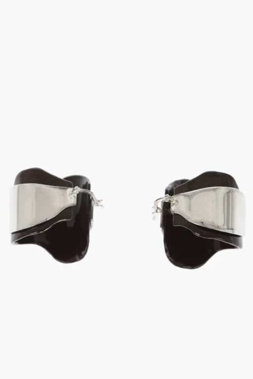 Orecchini in Ottone Smaltato con con Design ad Anello>Jil Sander Best