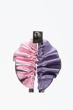 Online Orecchini MINIALIE In Pelle Metallizzata Bicolore Donna Gioielli