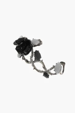 Orecchino Singolo a Clip GOTHIC FLOWER in Metallo con Design a Forma di Rosa>Dsquared2 Clearance