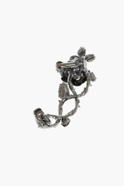 Orecchino Singolo a Clip GOTHIC FLOWER in Metallo con Design a Forma di Rosa>Dsquared2 Clearance