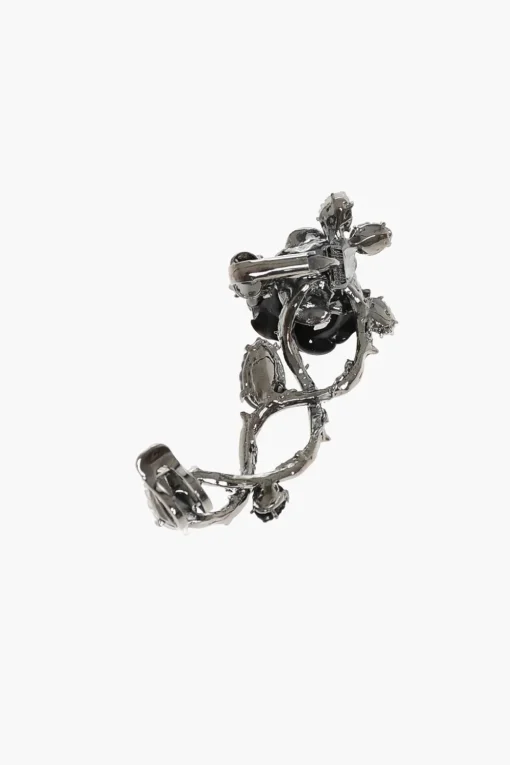 Orecchino Singolo a Clip GOTHIC FLOWER in Metallo con Design a Forma di Rosa>Dsquared2 Clearance