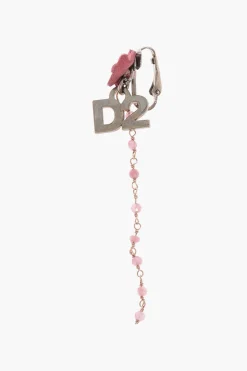 Orecchino Singolo Clip-On SPARKLING EVENING in Metallo con Perline>Dsquared2 Outlet