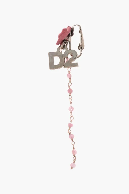 Orecchino Singolo Clip-On SPARKLING EVENING in Metallo con Perline>Dsquared2 Outlet