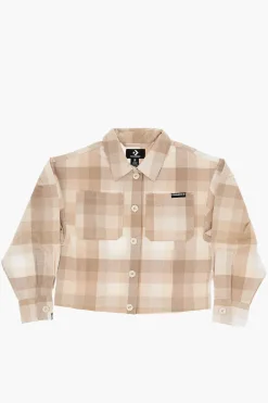 Discount Overshirt a Quadri con Doppio Taschino Abbigliamento
