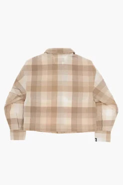 Discount Overshirt a Quadri con Doppio Taschino Abbigliamento
