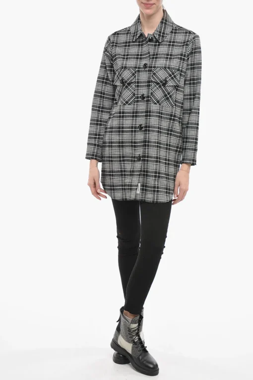 Overshirt ALASKAN Con Fantasia Check>Woolrich Outlet