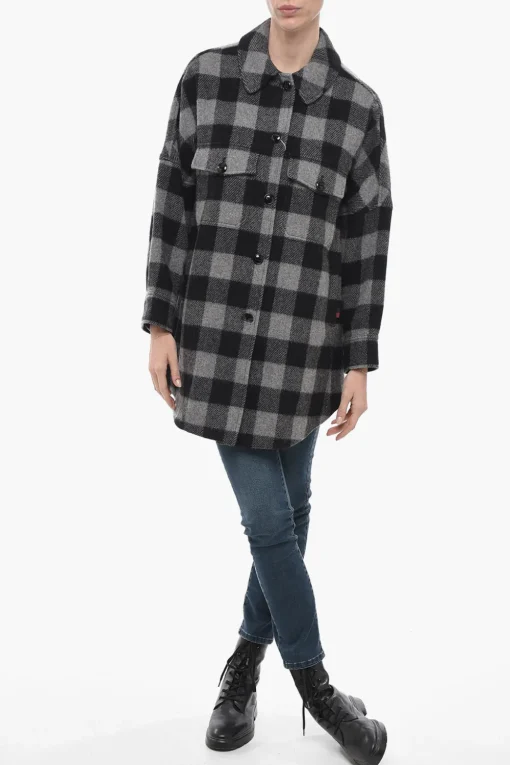 Overshirt BUFFALO In Misto Lana>Woolrich Sale