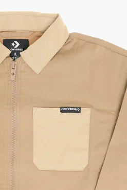 Discount Overshirt Color Block con Doppio Taschino Abbigliamento
