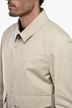 Sale Overshirt con Chiusura Zip e Tasche ad Aletta Uomo Camicie