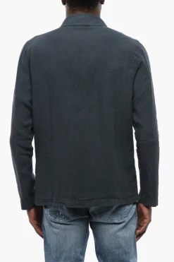 Overshirt DERBY in Lino con Tasche a Toppa>Altea Outlet