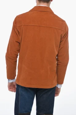 New Overshirt DERBY in Velluto a Coste con Tasche Utility Uomo Camicie