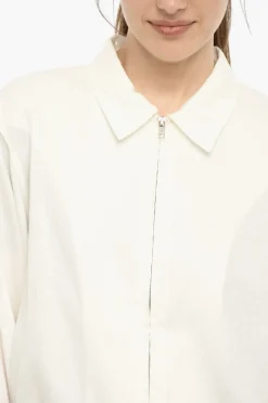 Outlet Overshirt FLUID Leggero in Twill Donna Giubbotti