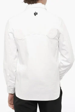 Overshirt GANG WORKWEAR in Tinta Unita con Doppio Taschino>Neil Barrett Hot
