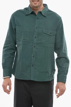 Hot Overshirt in Cotone con Taschino Uomo Giubbotti