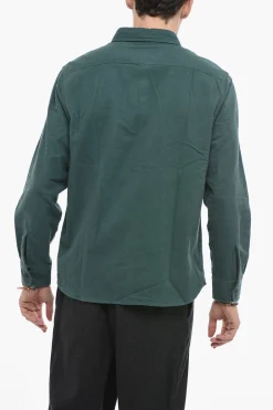 Hot Overshirt in Cotone con Taschino Uomo Giubbotti