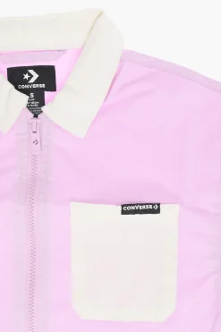 Online Overshirt in Cotone Leggero con Doppio Taschino e Chiusura Zip Abbigliamento
