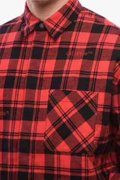 Overshirt In Flanella Foderata A Quadri></noscript>Off-White Fashion