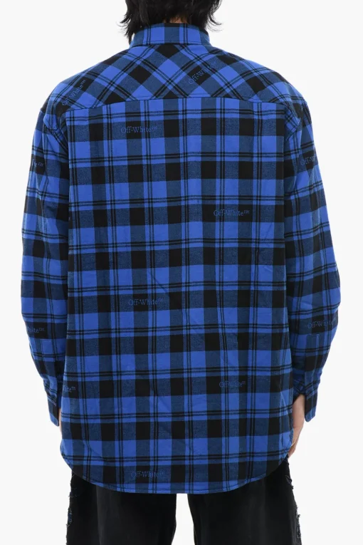 Overshirt In Flanella Foderata A Quadri>Off-White Online