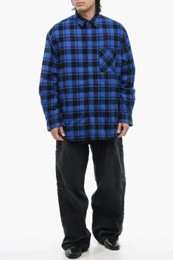 Overshirt In Flanella Foderata A Quadri></noscript>Off-White Online