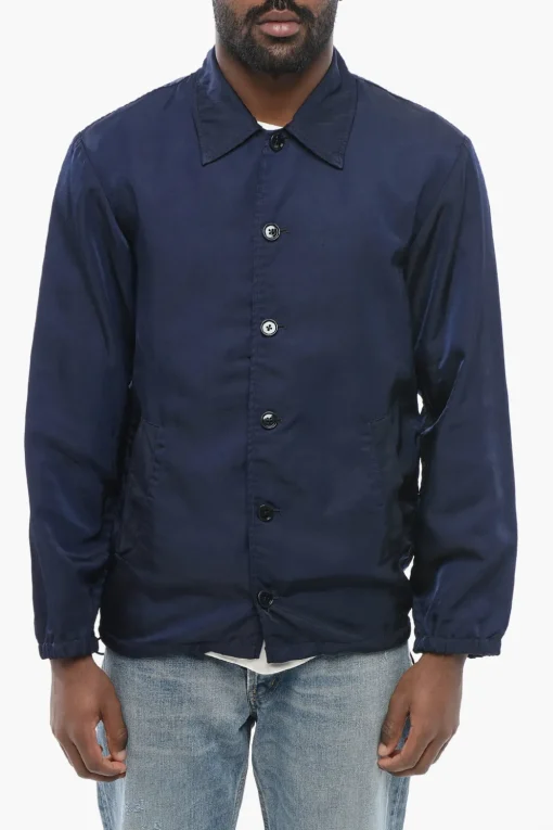 Online Overshirt in Nylon VORRIE con Coulisse sul Fondo Uomo Camicie