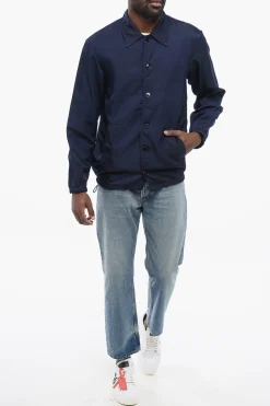 Online Overshirt in Nylon VORRIE con Coulisse sul Fondo Uomo Camicie