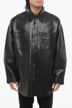 Best Overshirt in Pelle Uomo Giubbotti
