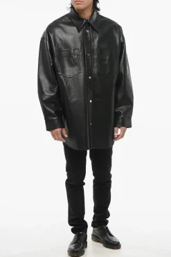 Best Overshirt in Pelle Uomo Giubbotti