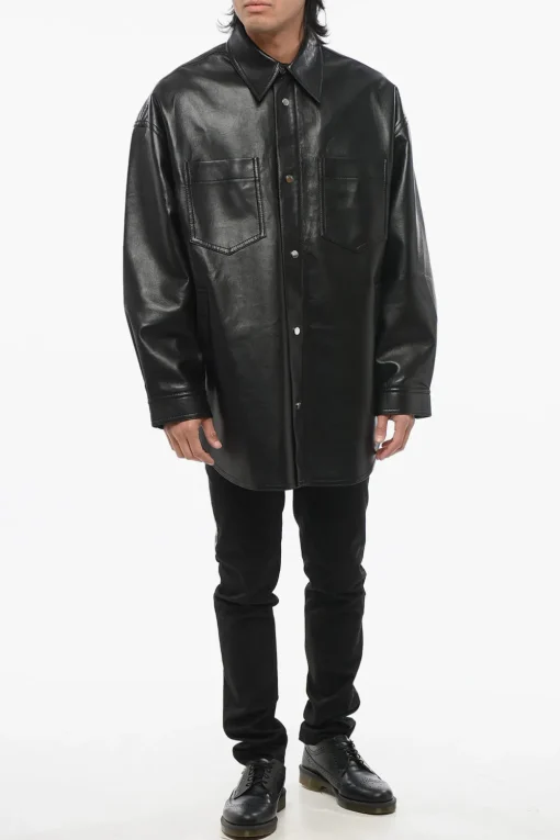Best Overshirt in Pelle Uomo Giubbotti