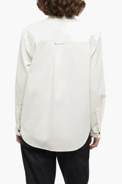 Best Overshirt in Velour a Coste con Patch Ricamato Donna Camicie