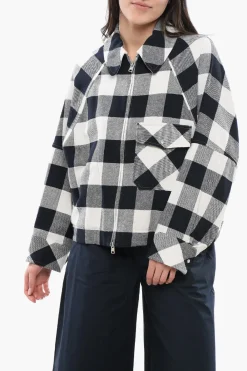Discount Overshirt TIMBER A Quadri Donna Giubbotti