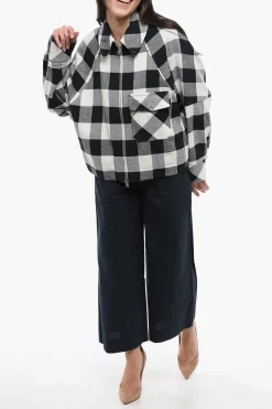 Discount Overshirt TIMBER A Quadri Donna Giubbotti