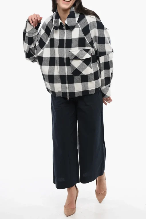 Discount Overshirt TIMBER A Quadri Donna Giubbotti