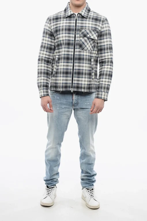 Clearance Overshirt TIMBER Imbottita A Quadri Uomo Camicie