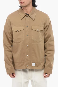 Overshirt Utility DRAGON in Twill di Cotone con Bottoni Automatici>Department 5 Fashion