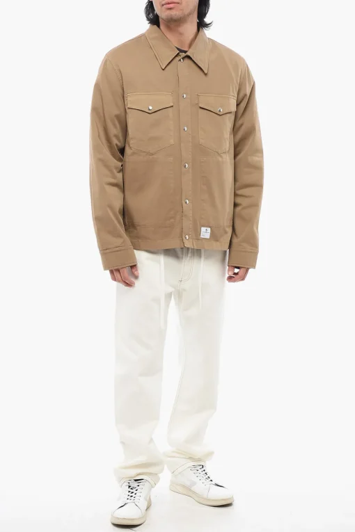 Overshirt Utility DRAGON in Twill di Cotone con Bottoni Automatici>Department 5 Fashion