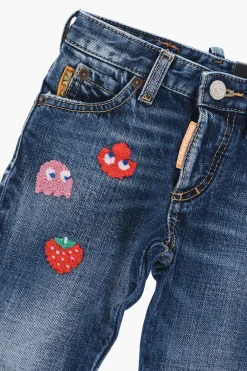 Outlet PAC-MAN Jeans CLEMENT Ricamati Bambino Abbigliamento|Abbigliamento