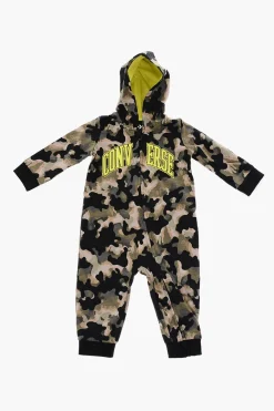 Outlet Pagliaccetto Camouflage con Cappuccio Bambino Abbigliamento